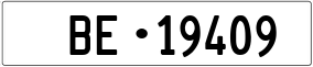 Truck License Plate
